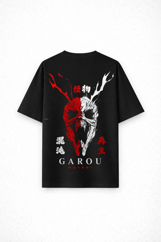 GAROU: Chaos Reborn – Dual Instinct Oversized Streetwear Tee