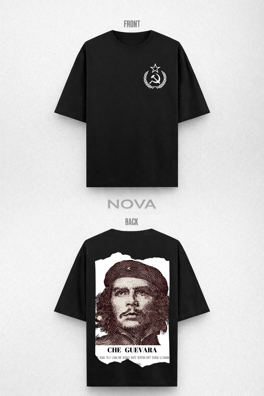 Che Guevara Graphic Oversized T-Shirt – Revolution Streetwear