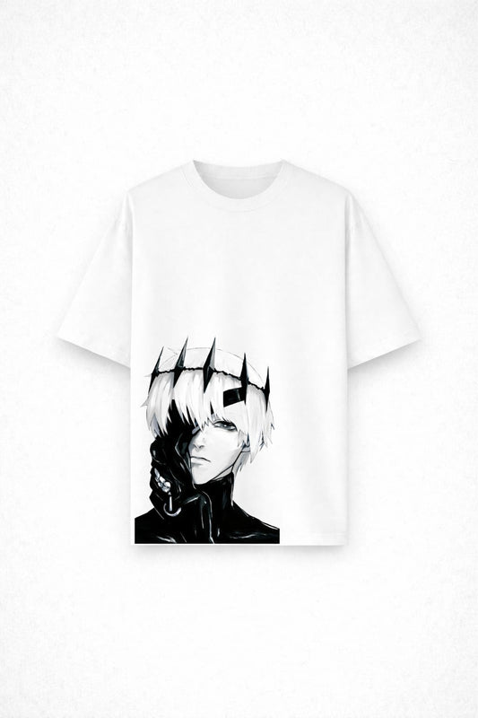 Midnight Crown Oversized Anime T-Shirt