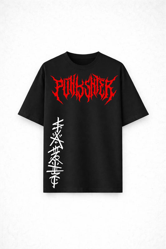 Punkstar Gothic Street Oversized T-Shirt